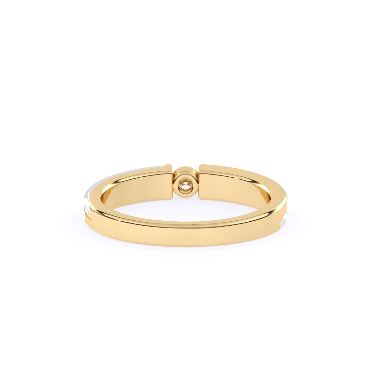 Forever One Round Diamond Tension Setting Ring